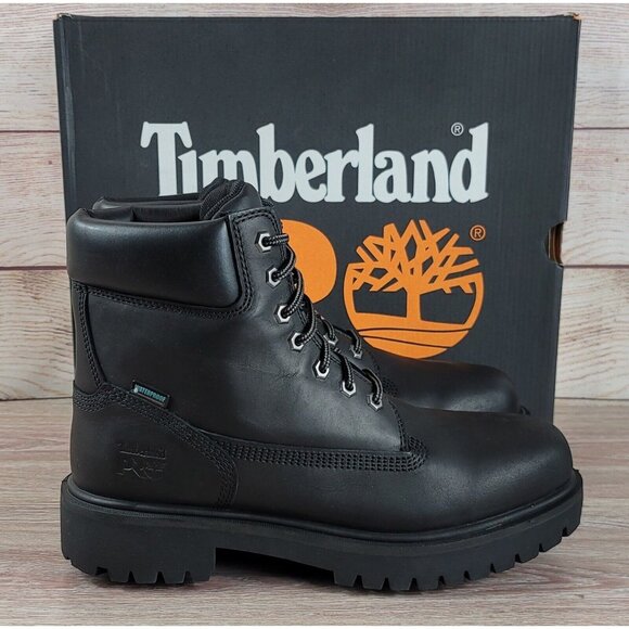 NEW Timberland Pro 6" Direct Attach Waterproof Boots Size 13 Oil Resistant - Picture 2 of 10